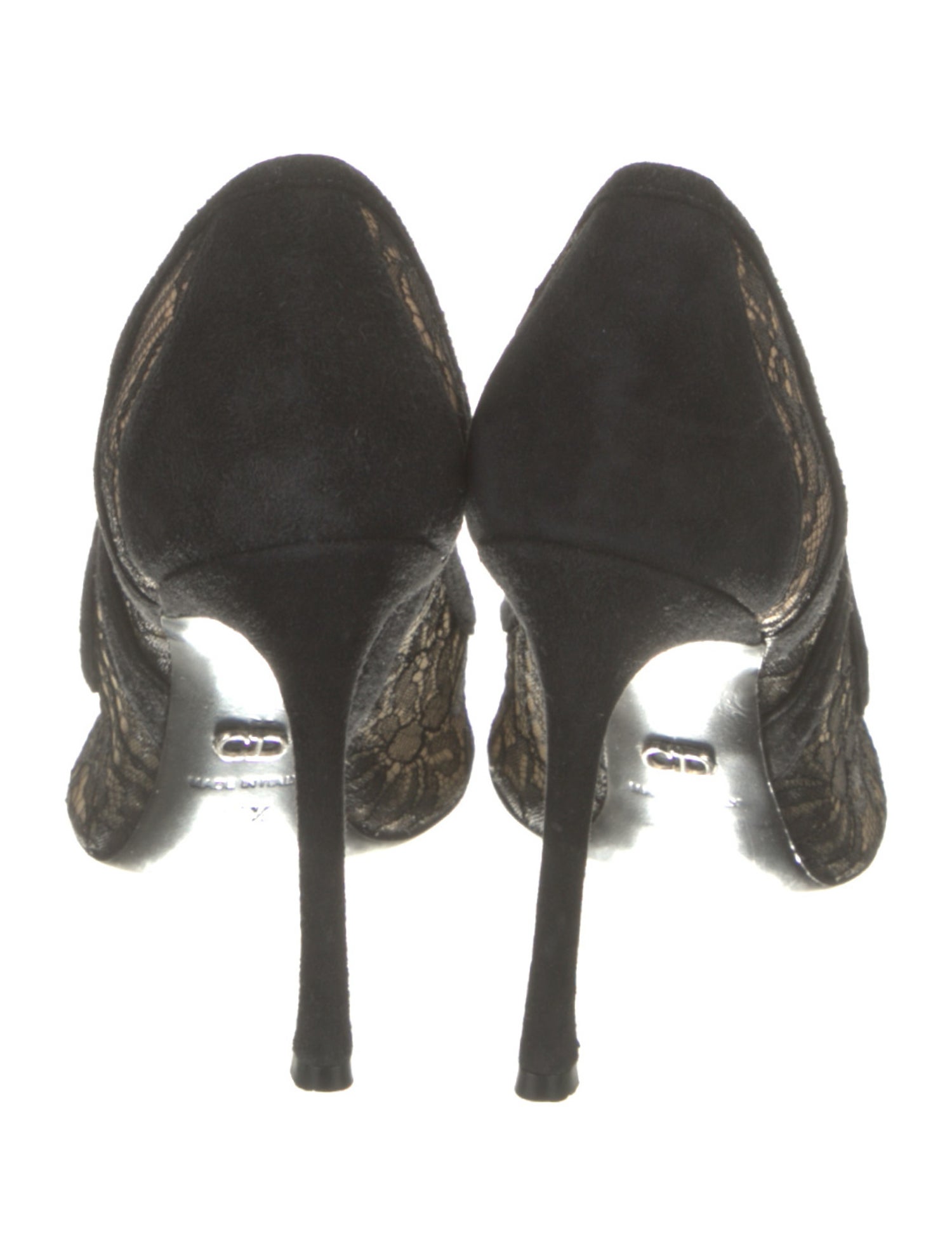 Christian Dior Lace Lace Pattern Pumps