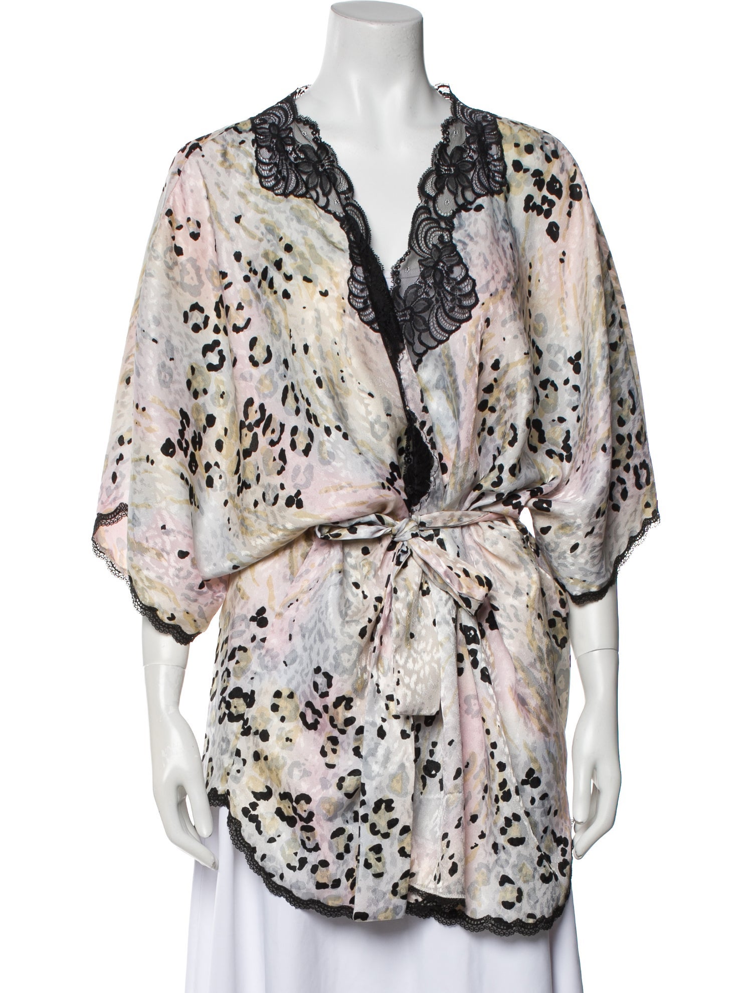 Christian Dior 1980's Printed Robe