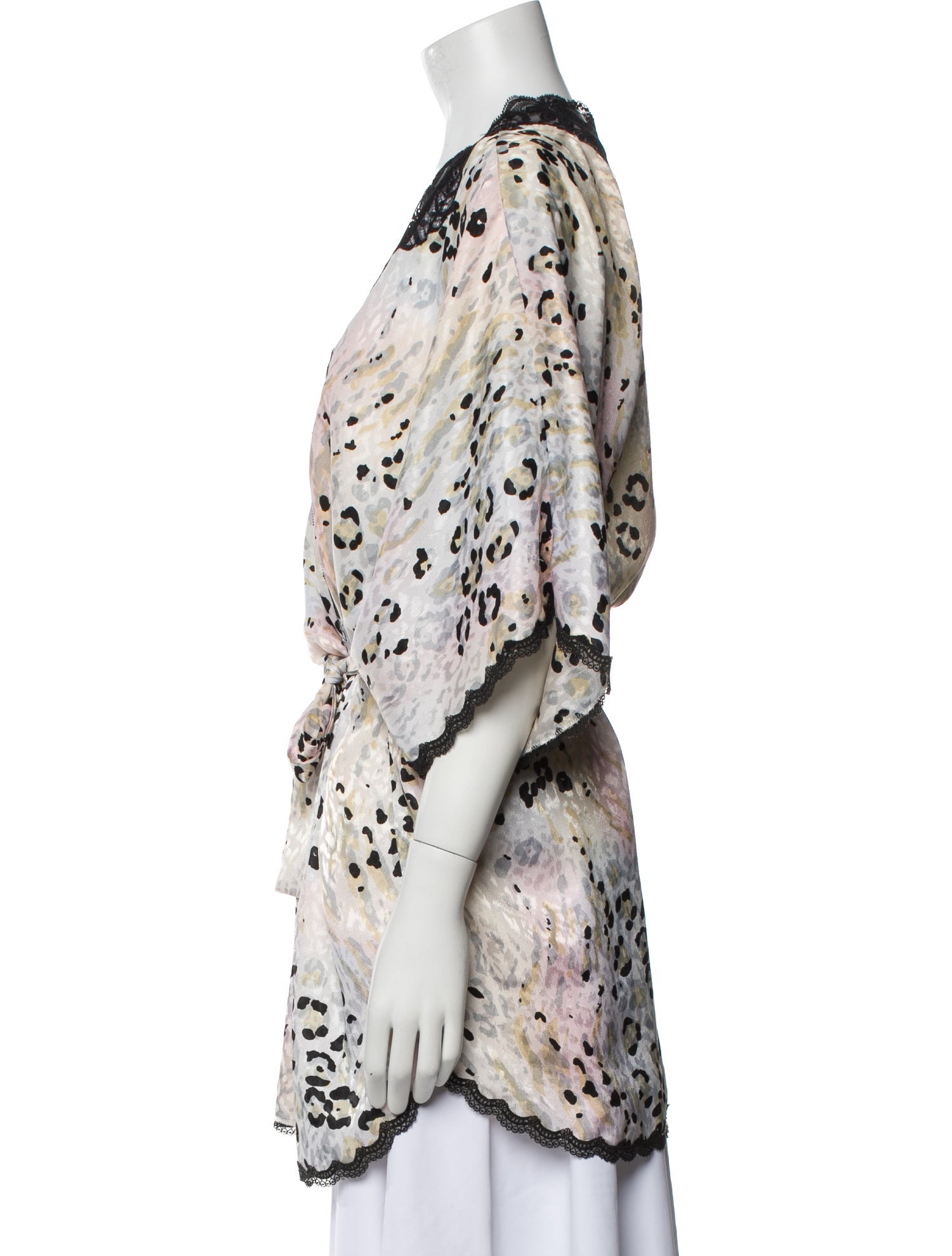 Christian Dior 1980's Printed Robe