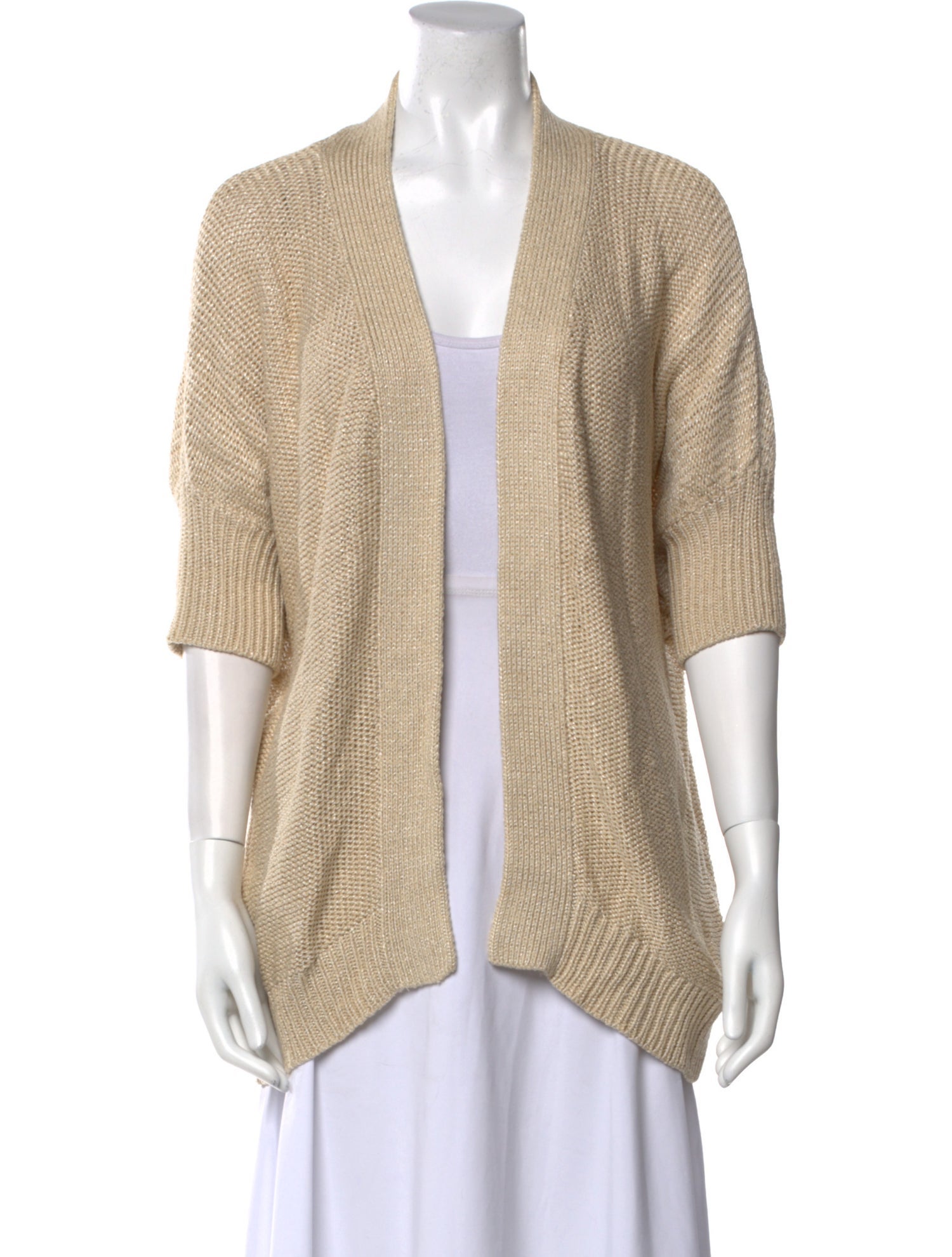 Christian Dior Silk Open Front Sweater