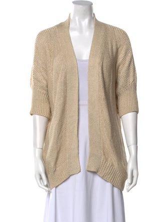 Christian Dior Silk Open Front Sweater