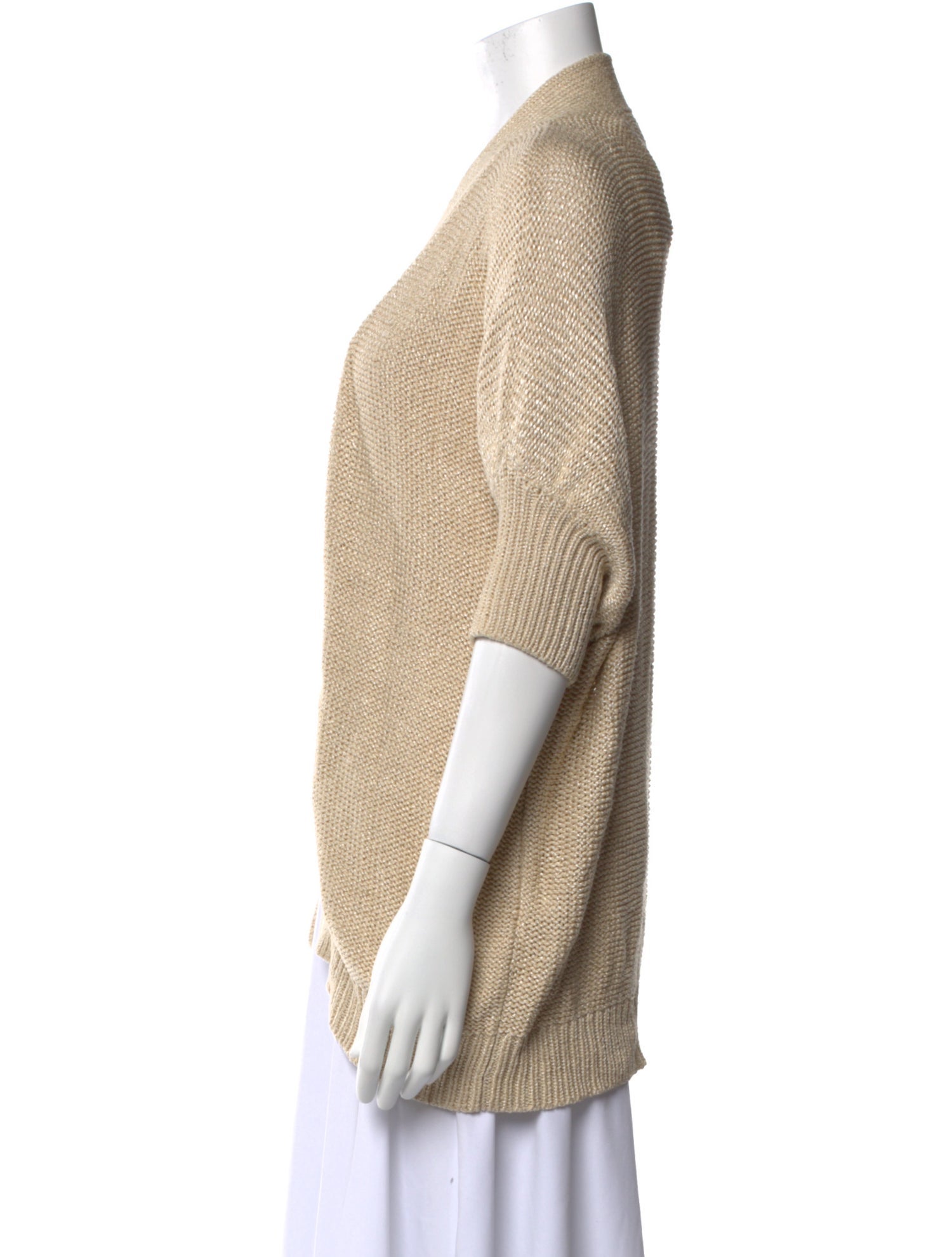 Christian Dior Silk Open Front Sweater