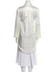 Christian Dior Satin Lace Trim Embellishment Nightgown