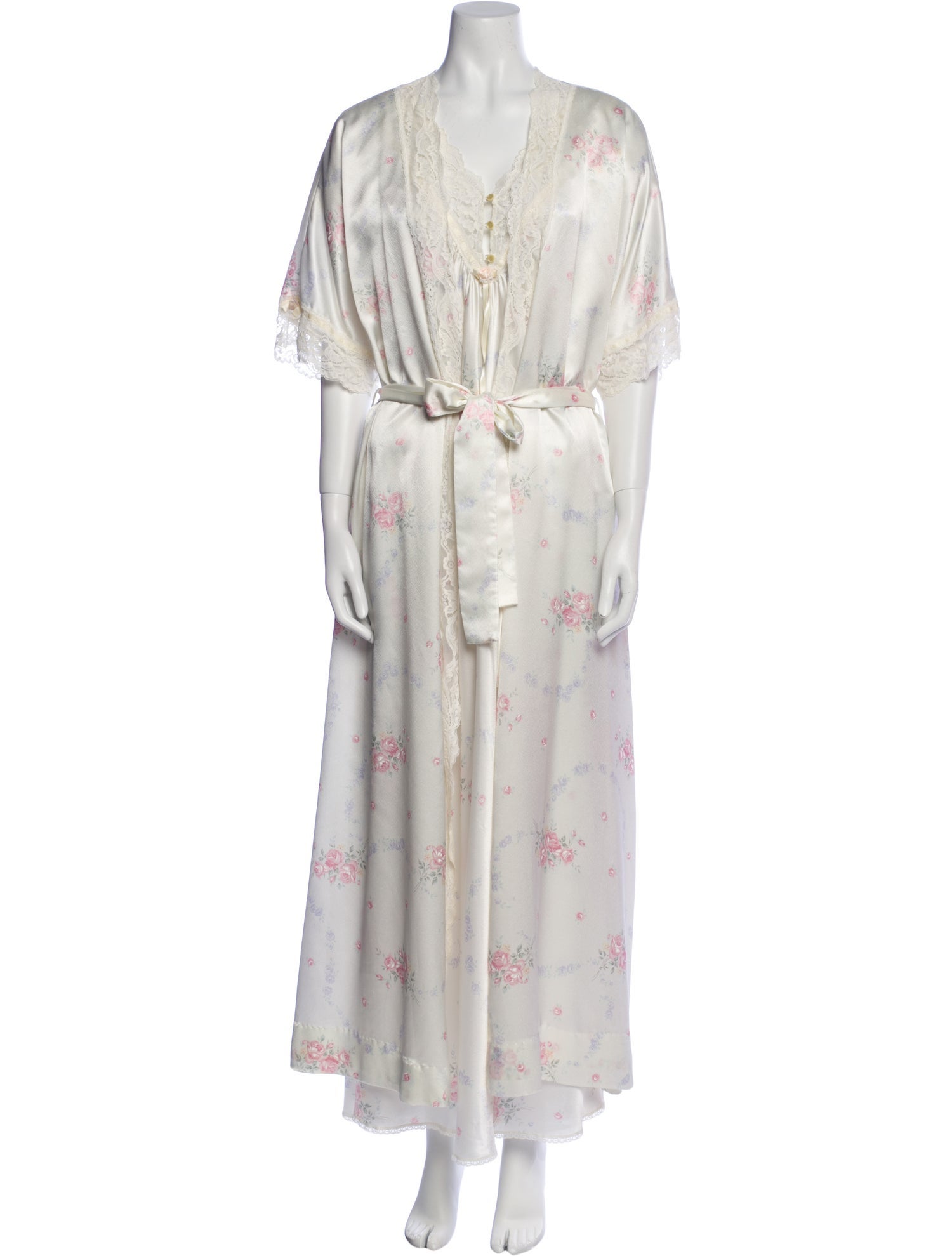 Christian Dior Vintage Lace Pattern Nightgown