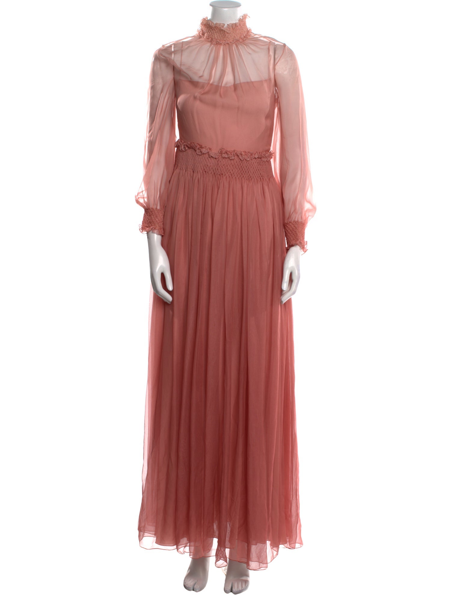 Christian Dior Silk Long Dress