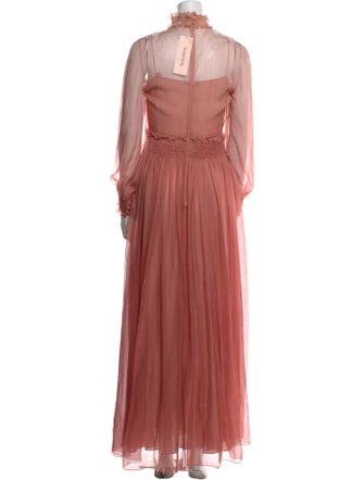 Christian Dior Silk Long Dress