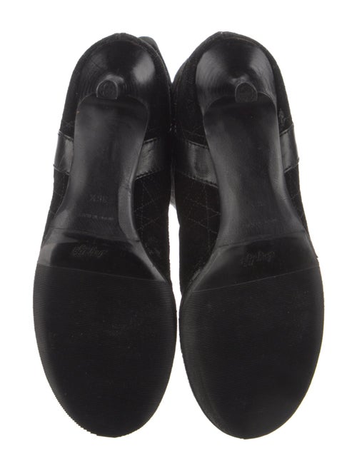 Christian Dior Cannage Pattern Suede Boots