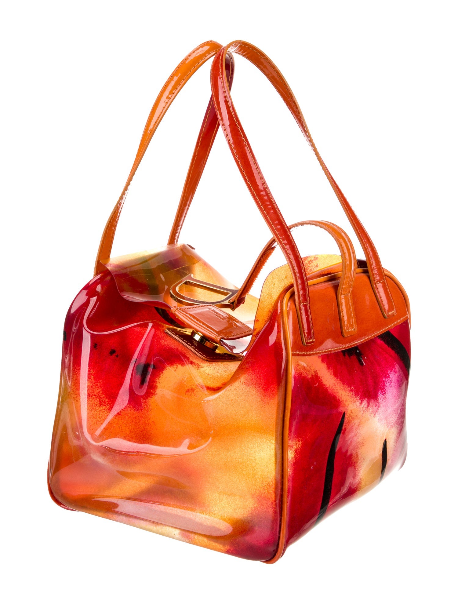 Christian Dior Vinyl Shoulder Bag Vintage