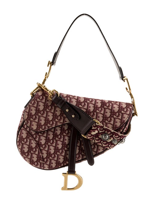 Christian Dior Canvas Saddle