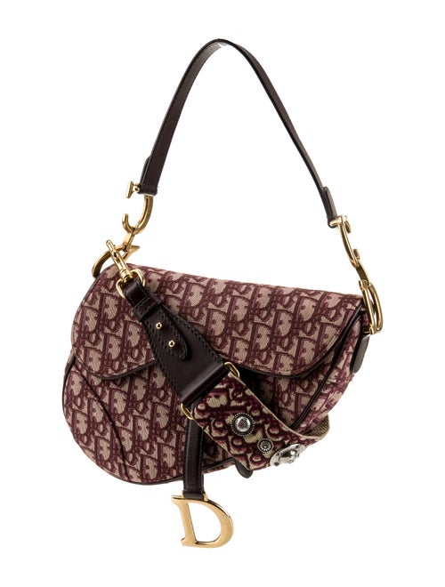 Christian Dior Canvas Saddle