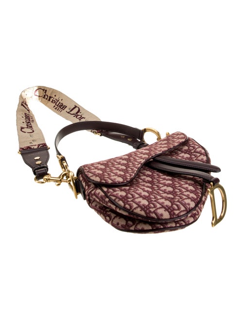 Christian Dior Canvas Saddle
