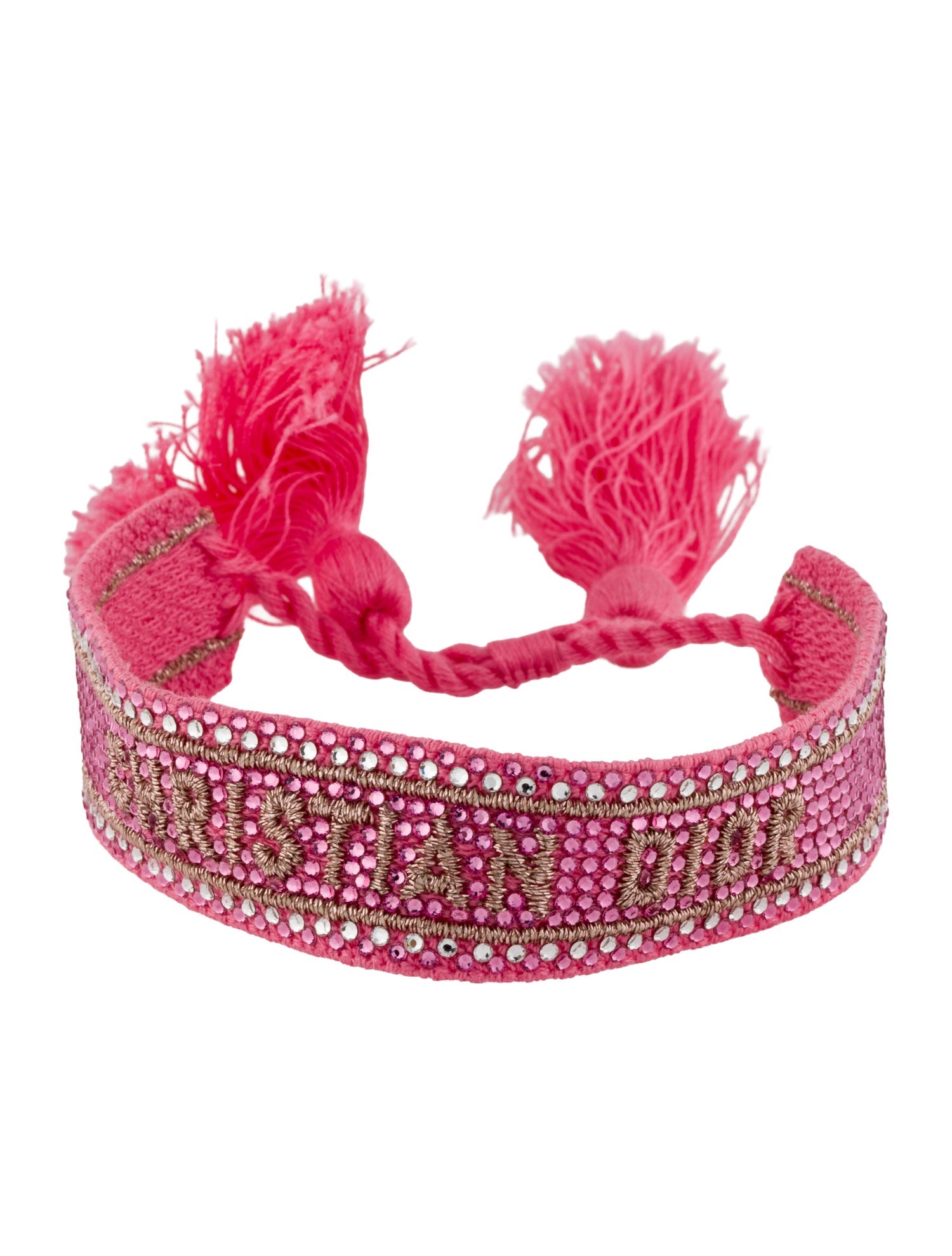 Christian Dior Crystal Friendship Wrap Bracelet