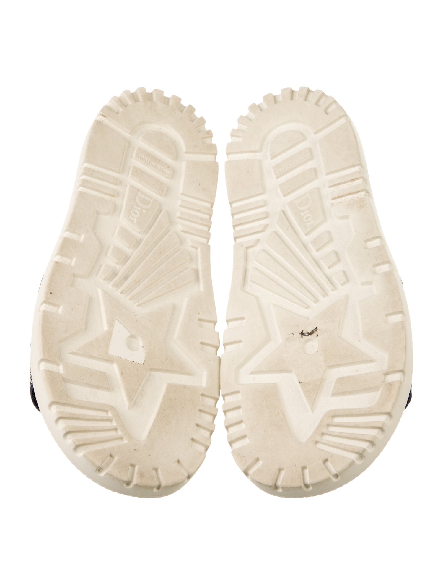 Christian Dior Canvas Printed Slides