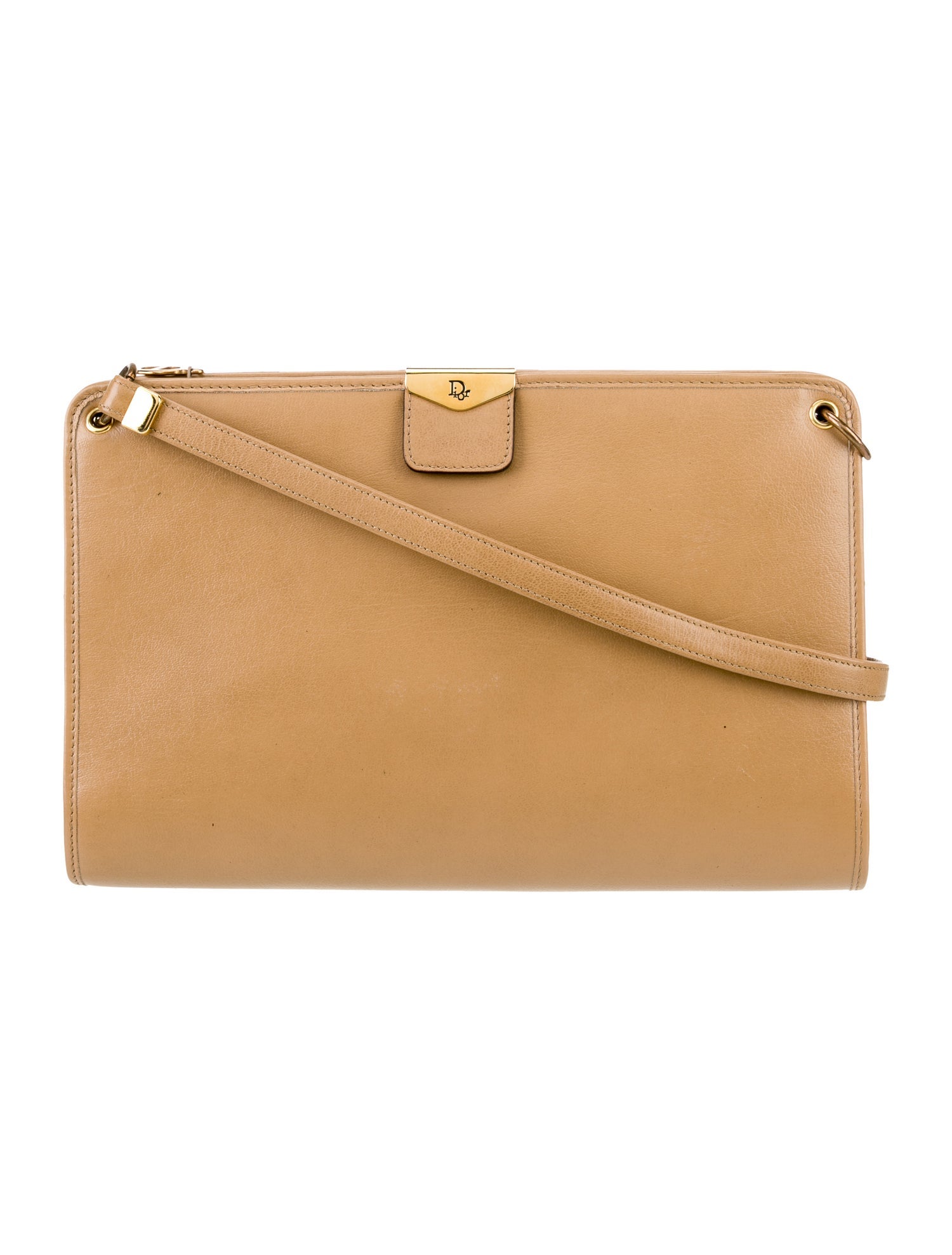 Christian Dior Leather Shoulder Bag Vintage