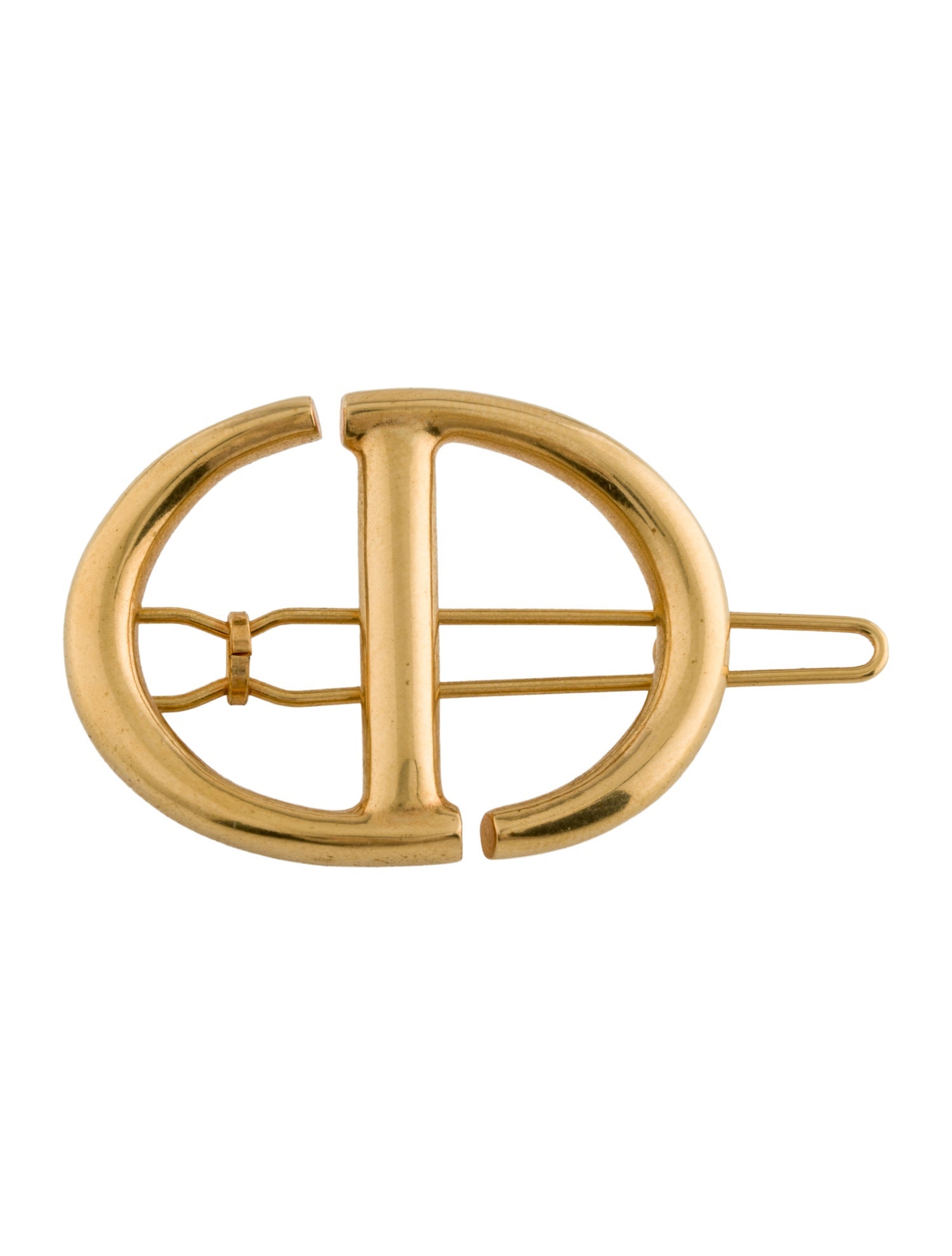 Christian Dior Gold Hair Clip