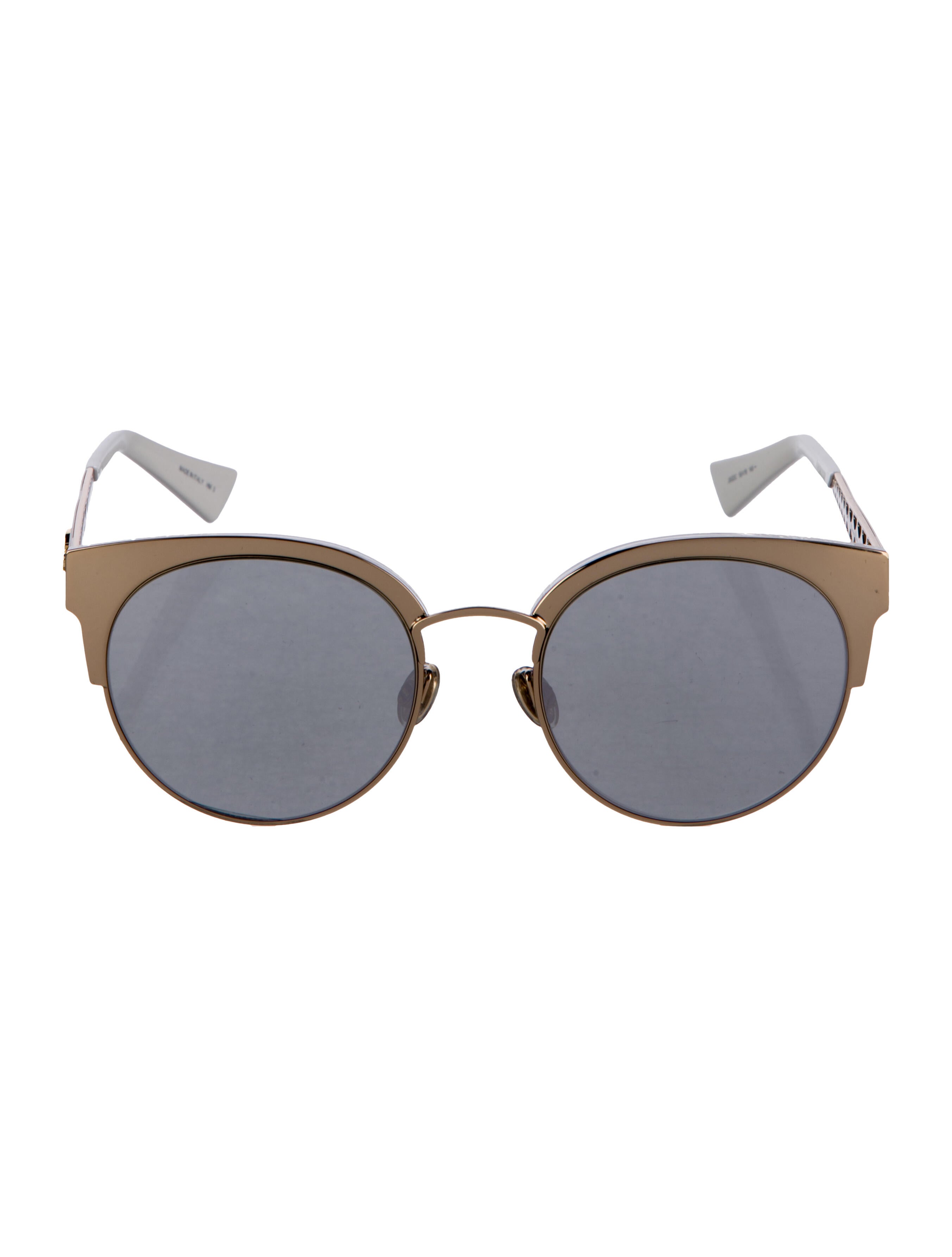 Christian Dior Round Mirrored Sunglasses