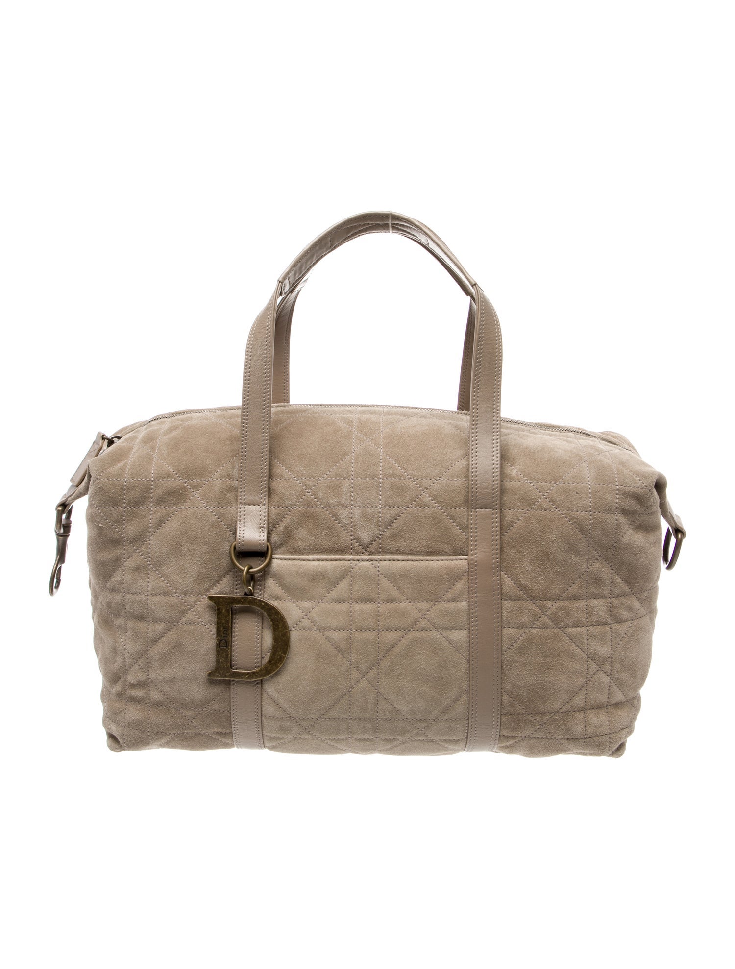 Christian Dior Quilted Weekender Bag