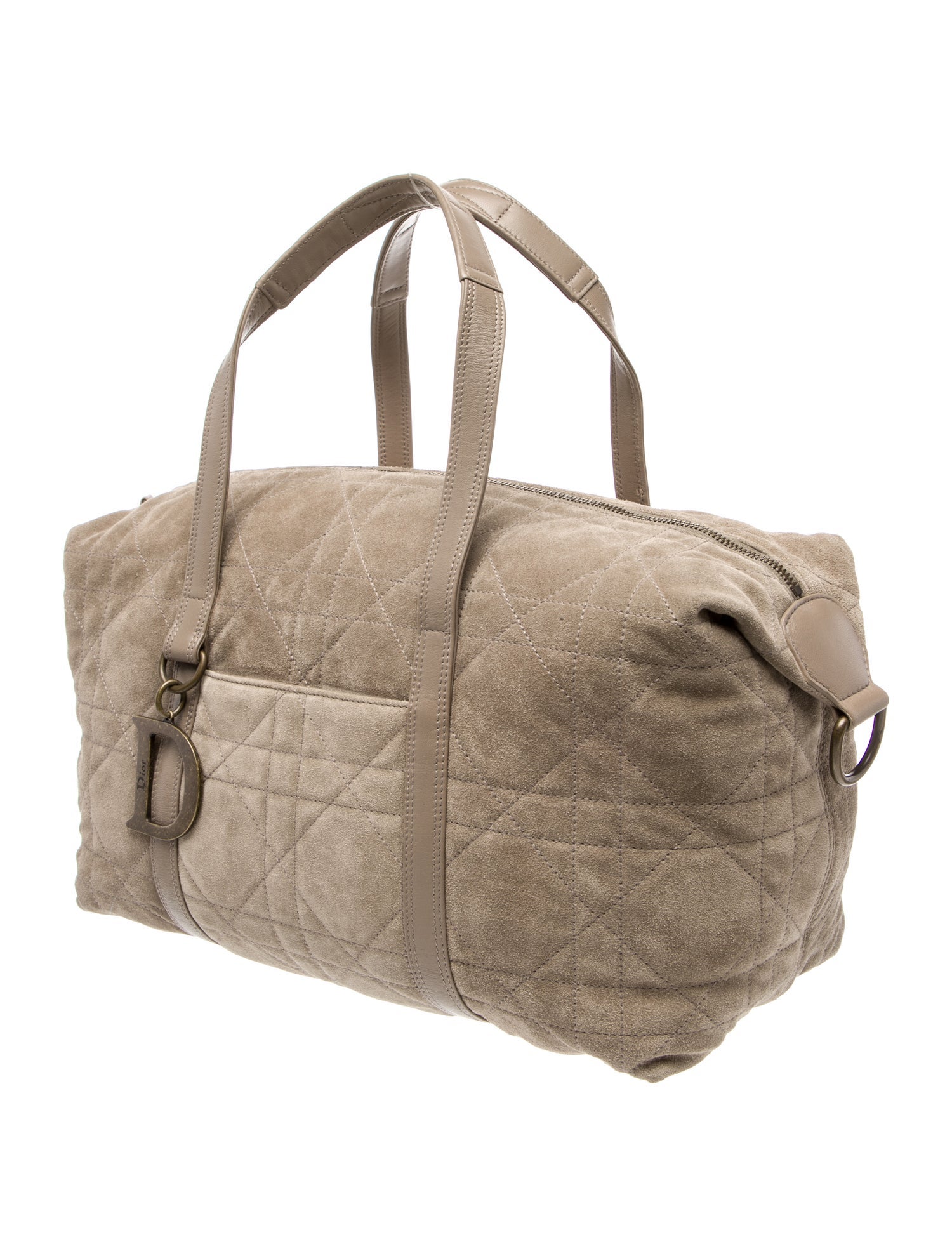 Christian Dior Quilted Weekender Bag