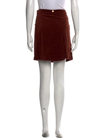 Christian Dior Monsieur Velvet Mini Skirt