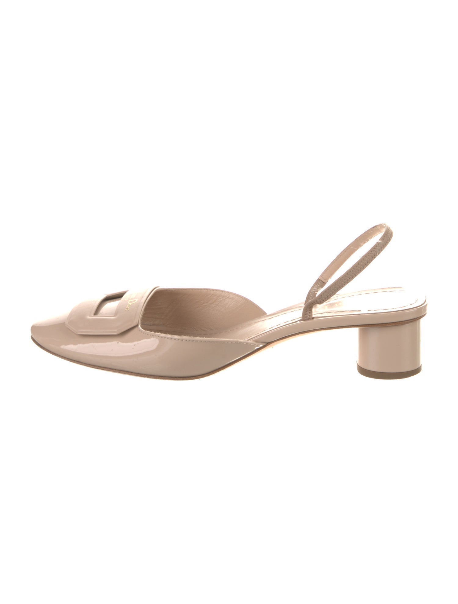 Christian Dior Patent Leather Slingback Pumps