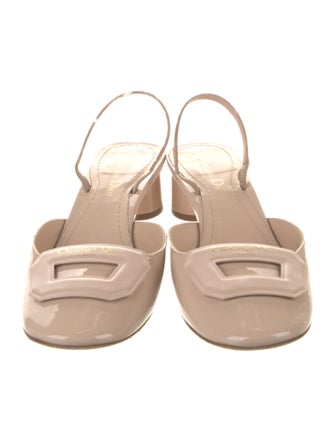 Christian Dior Patent Leather Slingback Pumps