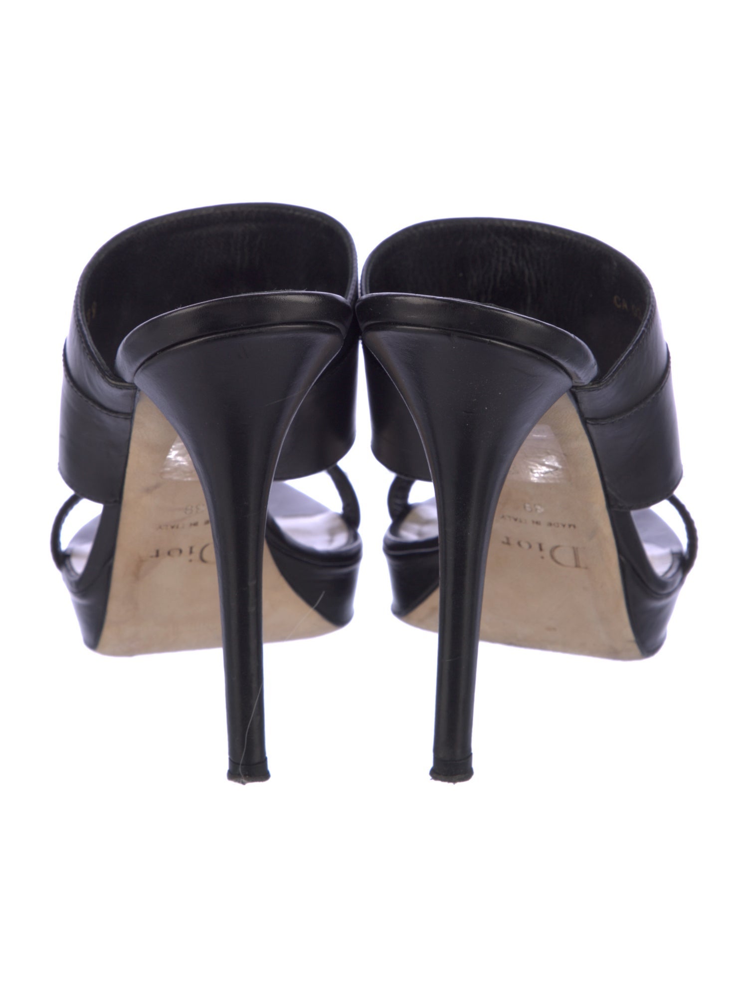 Christian Dior Leather Slides