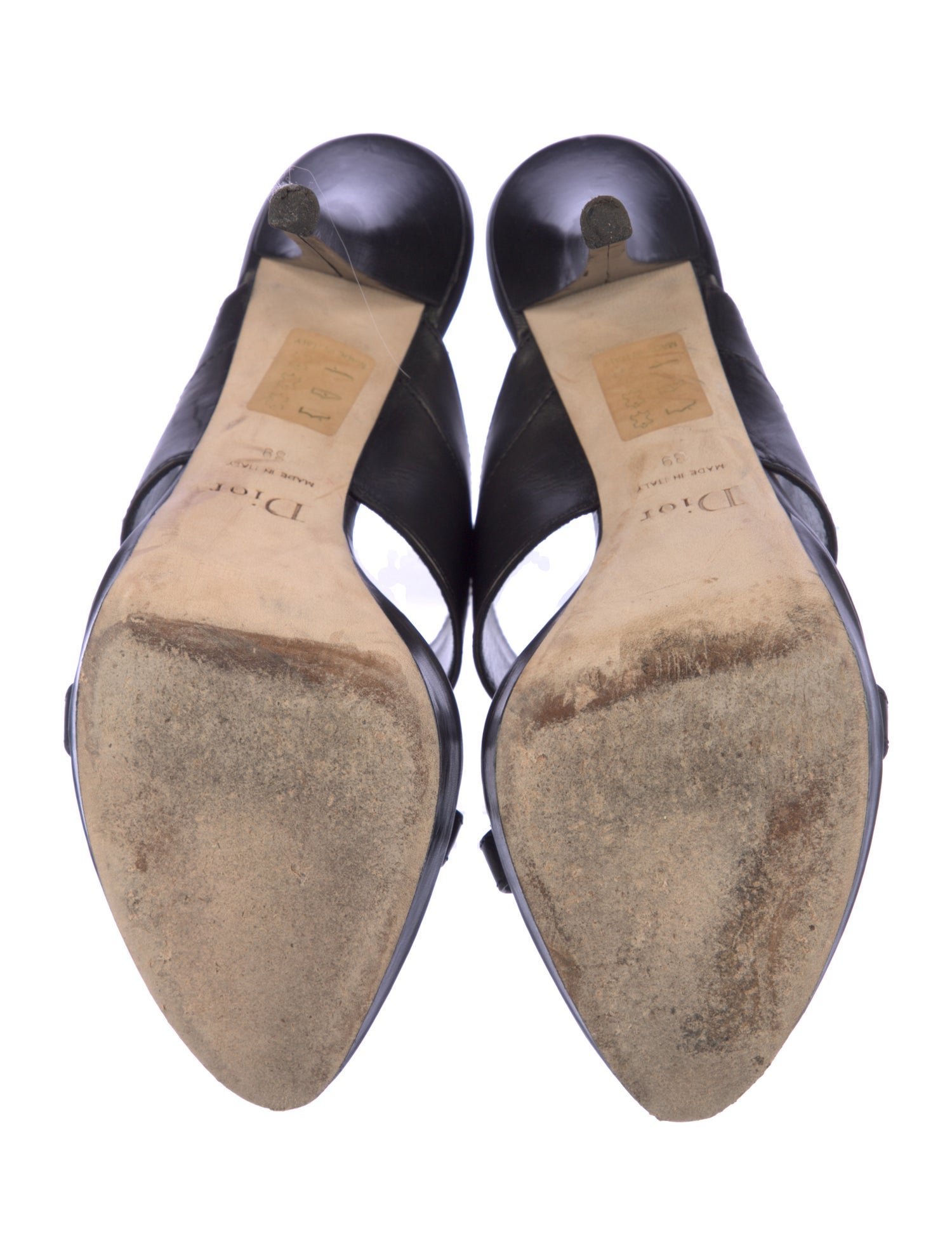 Christian Dior Leather Slides