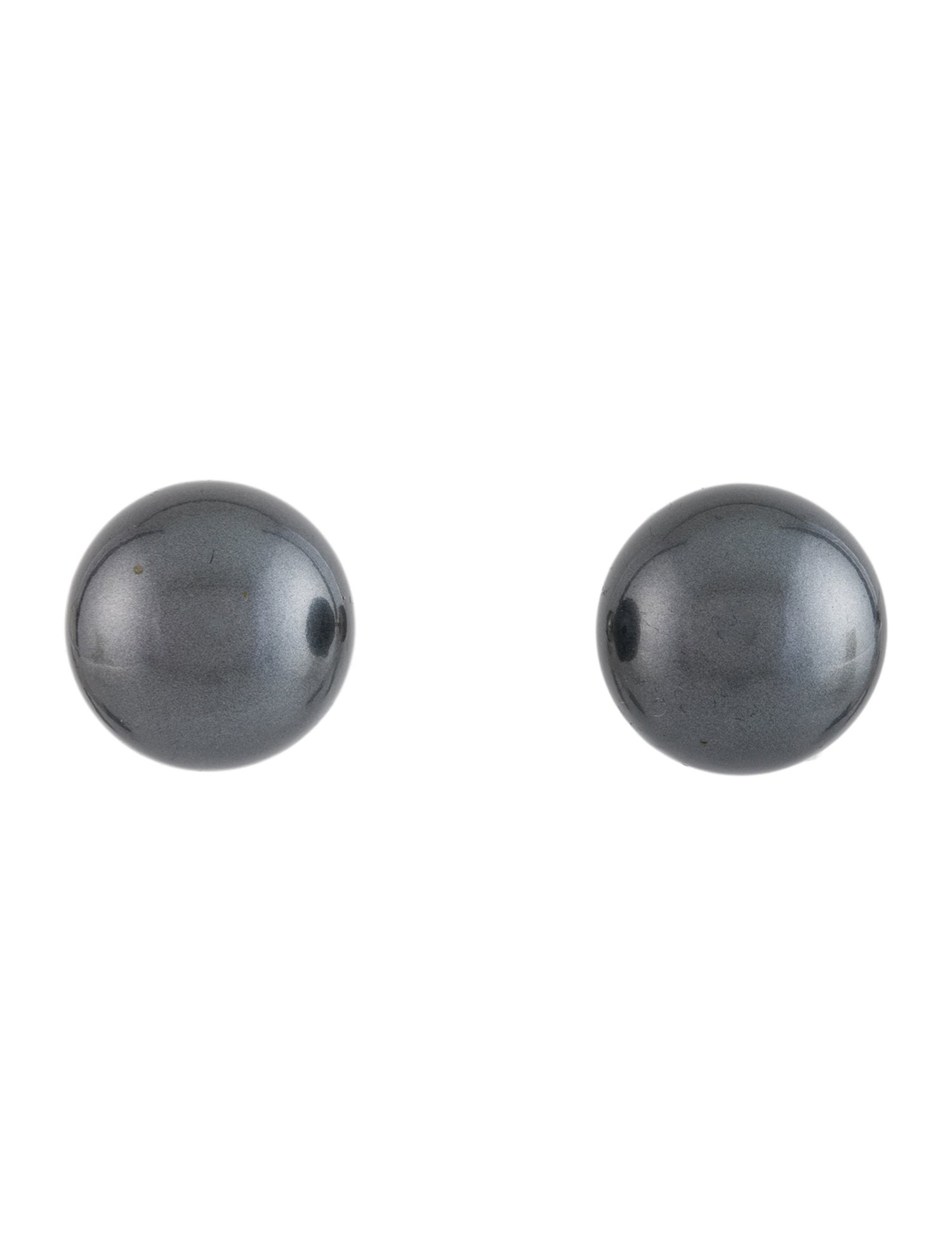 Christian Dior Faux Pearl Tribal Stud Earrings