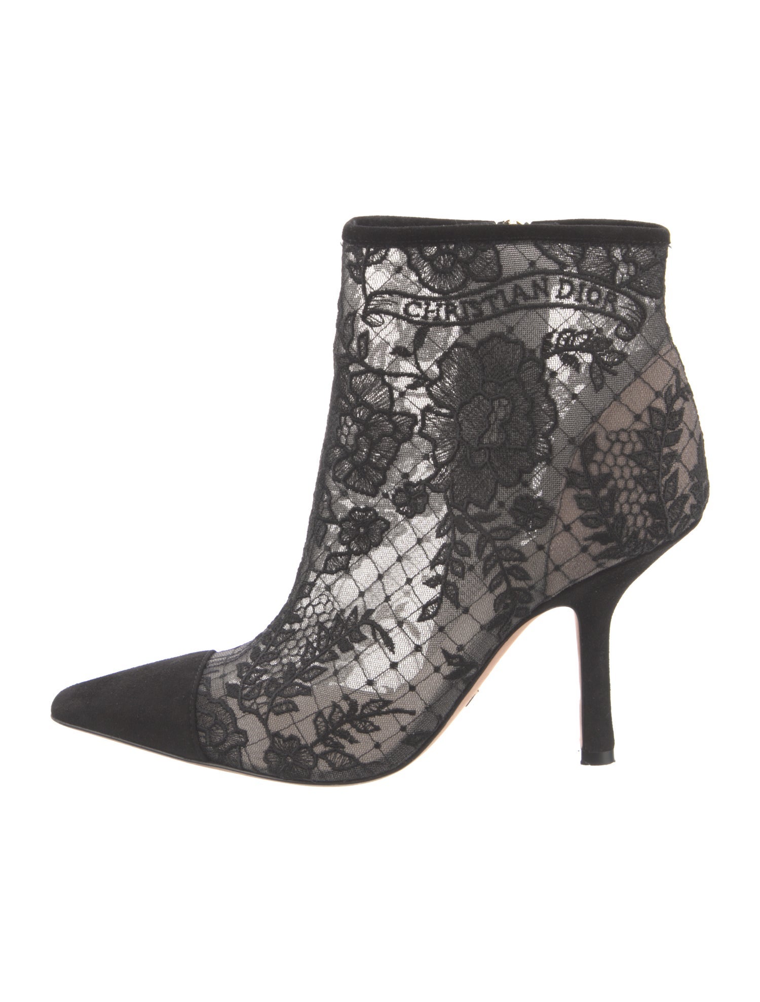 Christian Dior Lace Lace Pattern Boots