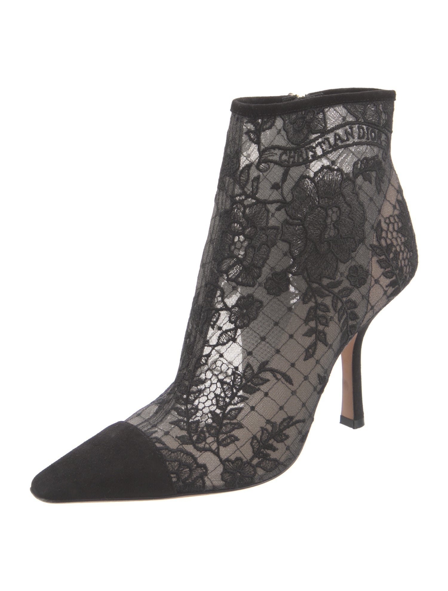 Christian Dior Lace Lace Pattern Boots