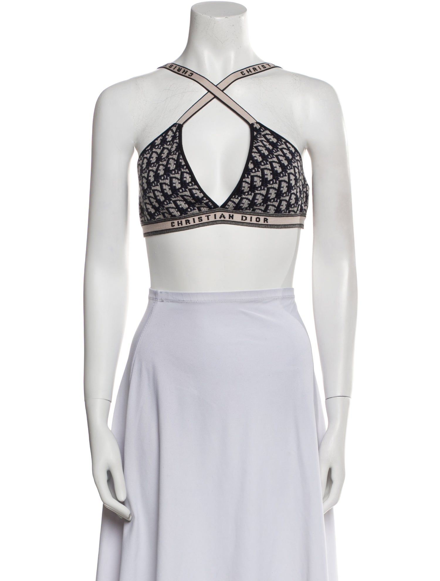 Christian Dior 2021 Printed Crop Top