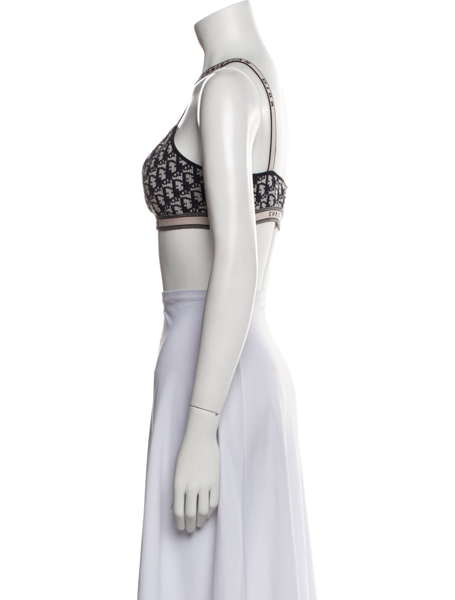 Christian Dior 2021 Printed Crop Top