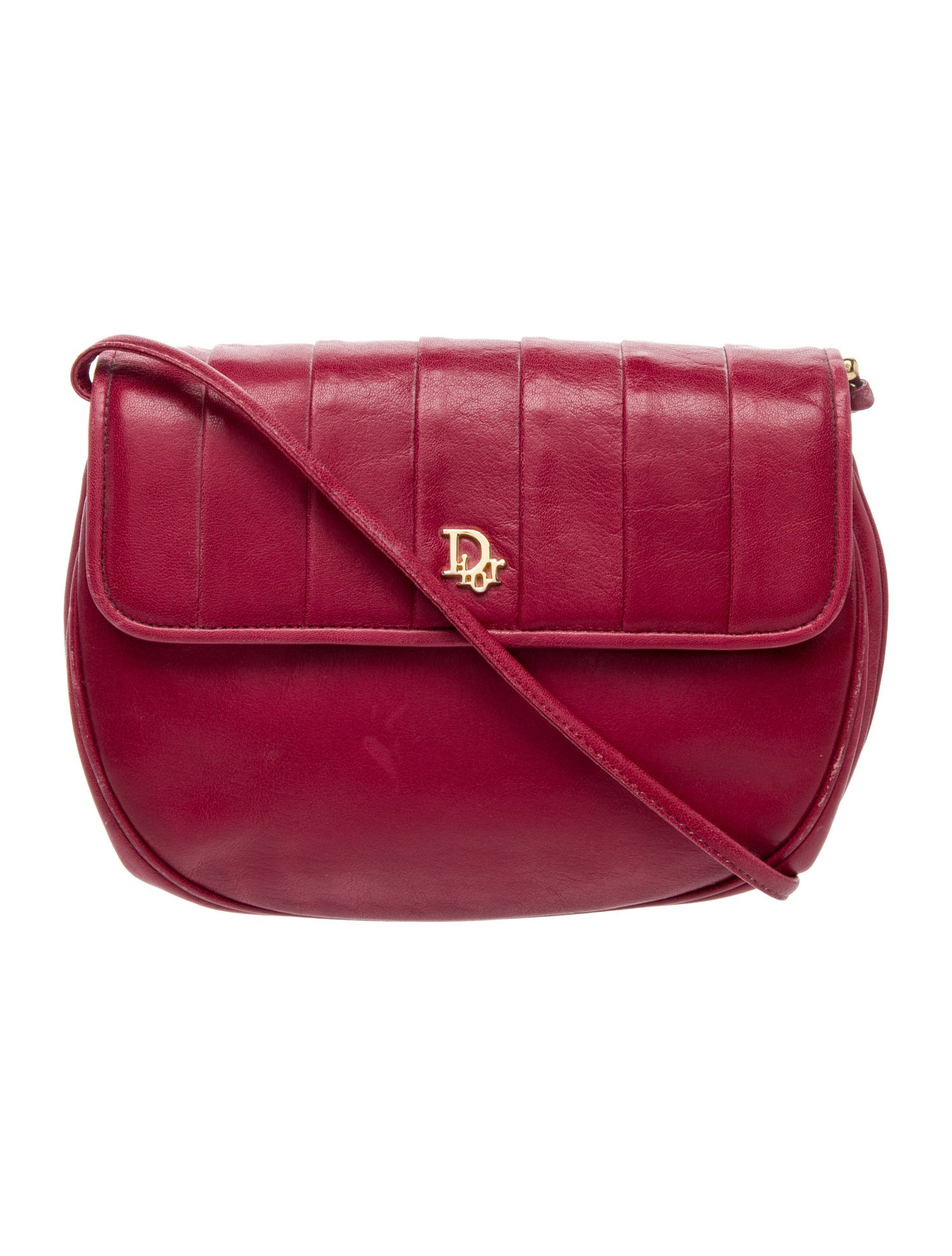 Christian Dior Leather Crossbody Bag Vintage