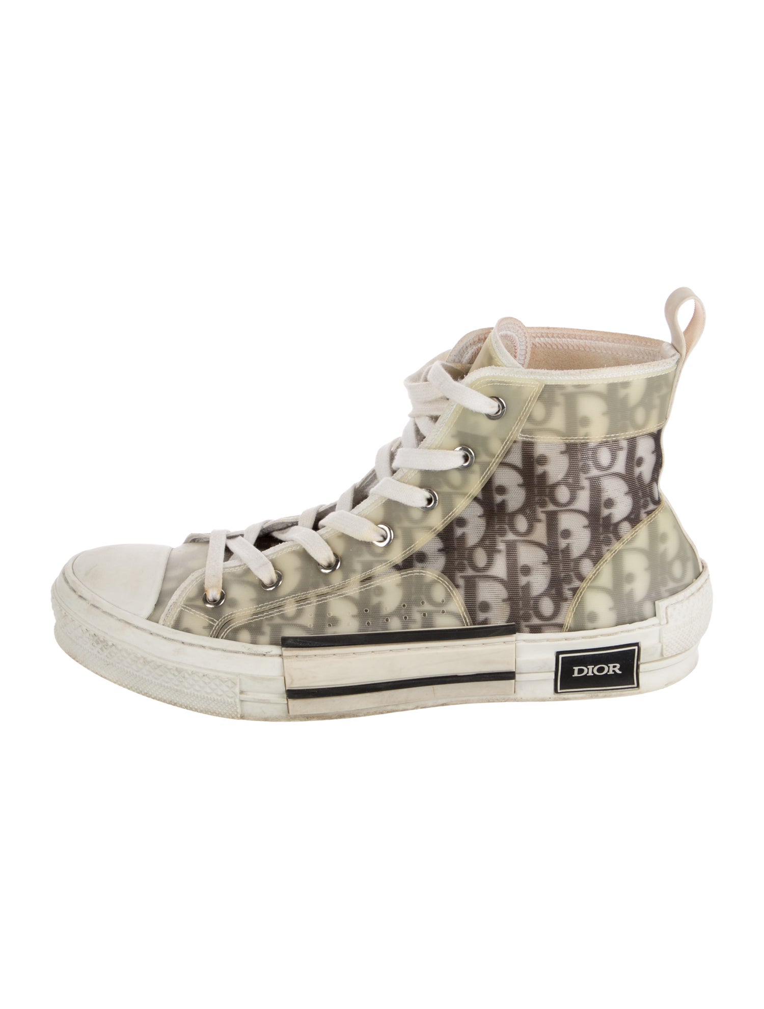 DIOR MEN Oblique Jacquard Canvas Sneakers