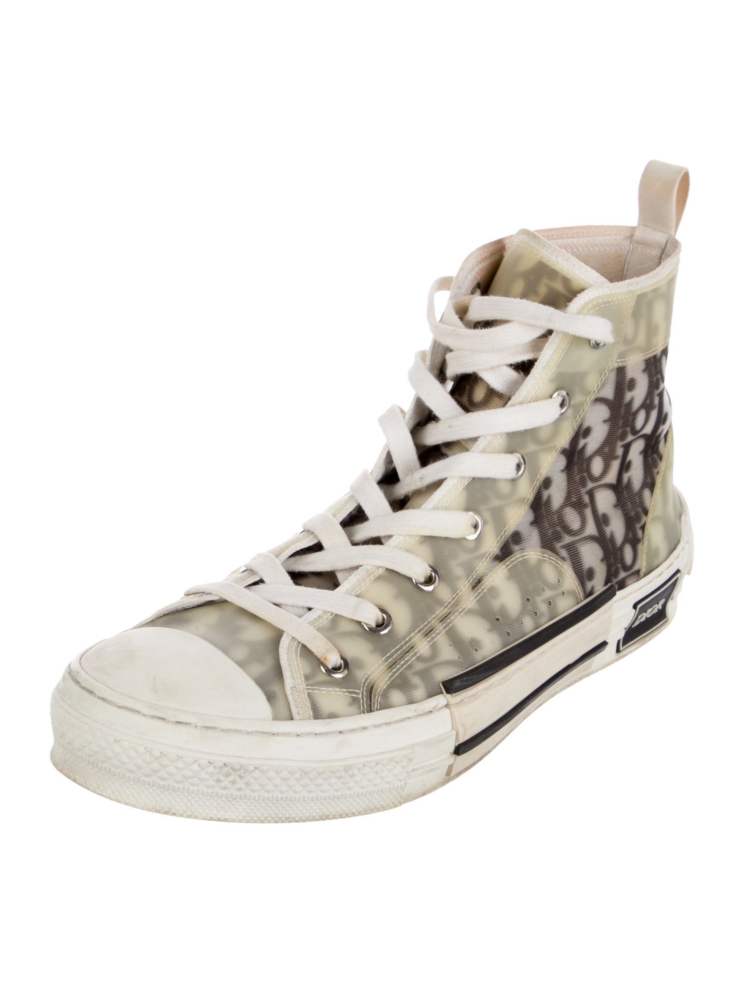 DIOR MEN Oblique Jacquard Canvas Sneakers