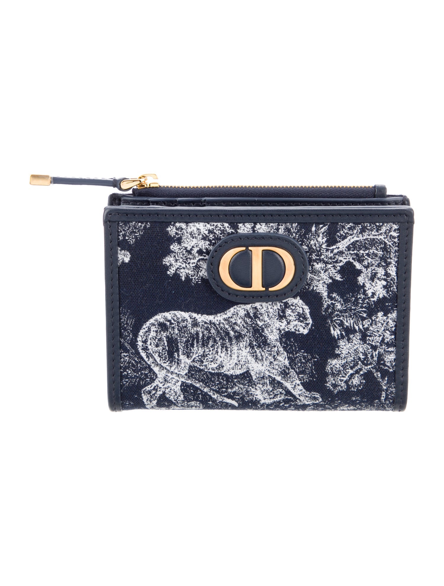 Christian Dior 2024 30 Montaigne Dahlia Compact Wallet