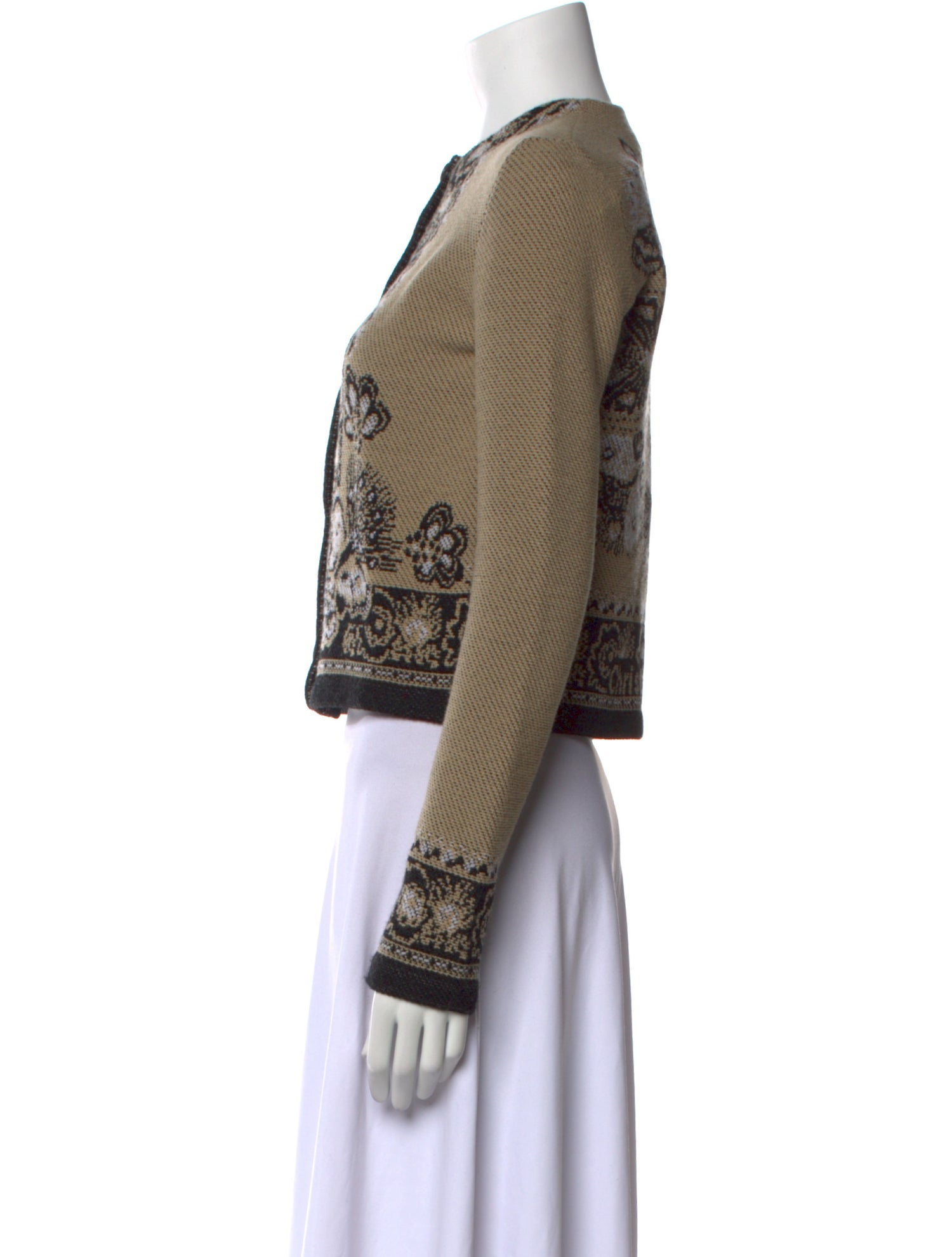 Christian Dior Virgin Wool Printed Sweater w/ Tags