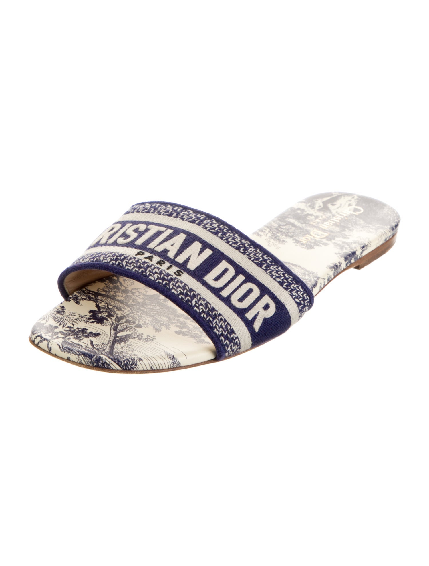 Christian Dior Printed Slippers