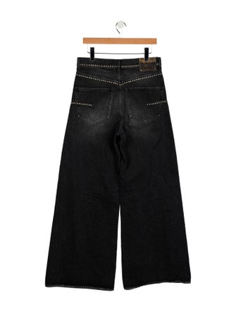 Christian Dior High-Rise Wide Leg Jeans