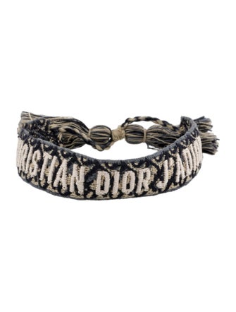 Christian Dior Thread Woven J'Adior Friendship Bangle Bracelet