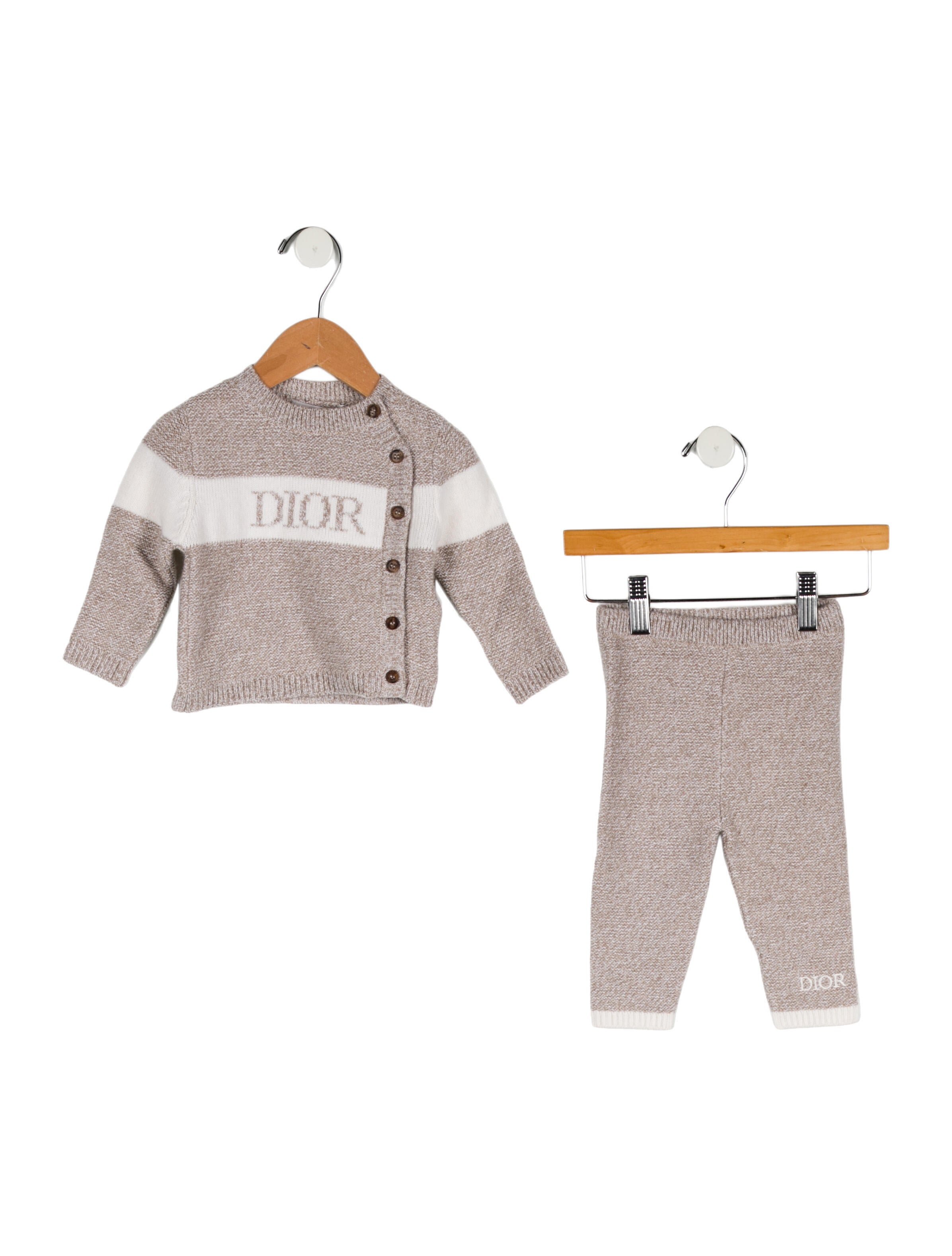 Baby Dior Infants' Knit Cardigan Set w/ Tags