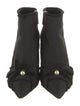 Christian Dior Canvas Bow Accents Boots