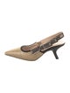 Christian Dior J'Adior Raffia Slingback Pumps