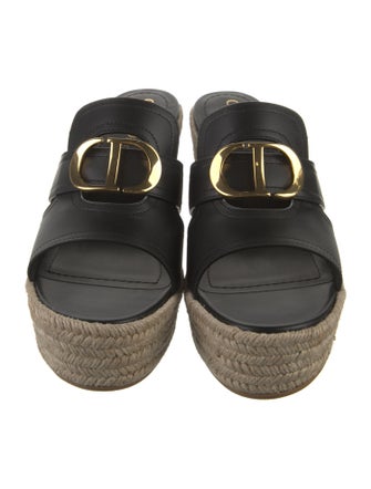 Christian Dior Leather Espadrilles