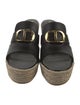 Christian Dior Leather Espadrilles