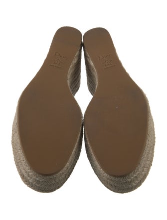 Christian Dior Leather Espadrilles