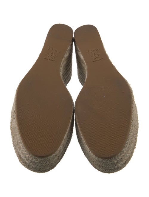 Christian Dior Leather Espadrilles