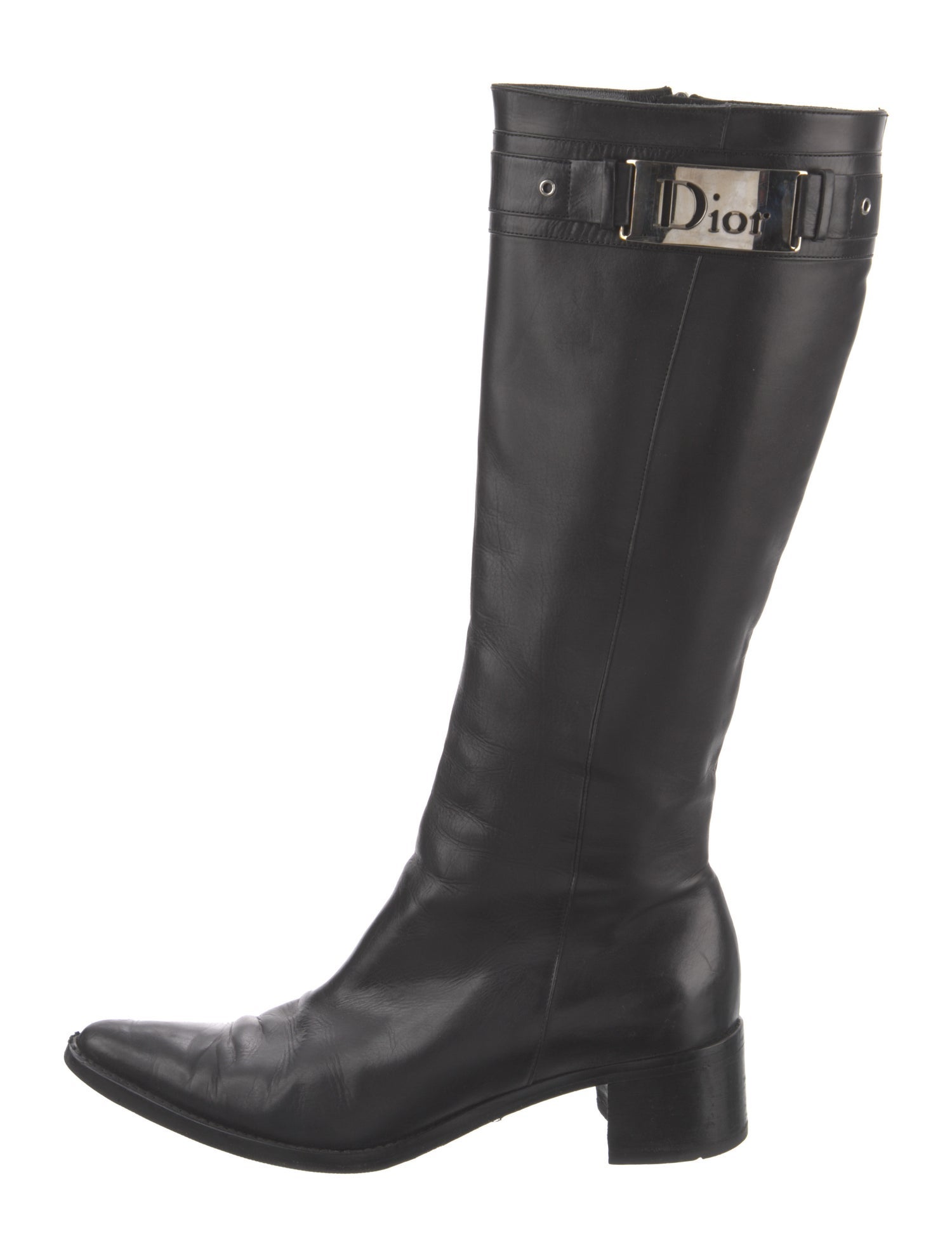 Christian Dior Leather Riding Boots