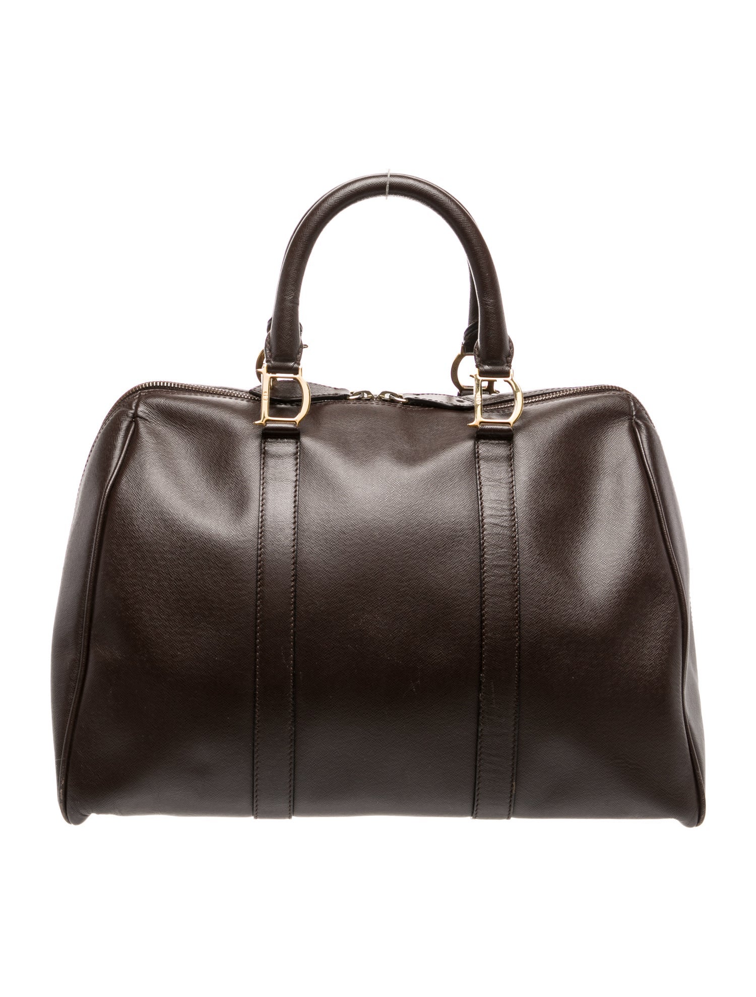 Christian Dior Leather Top Handle Bag