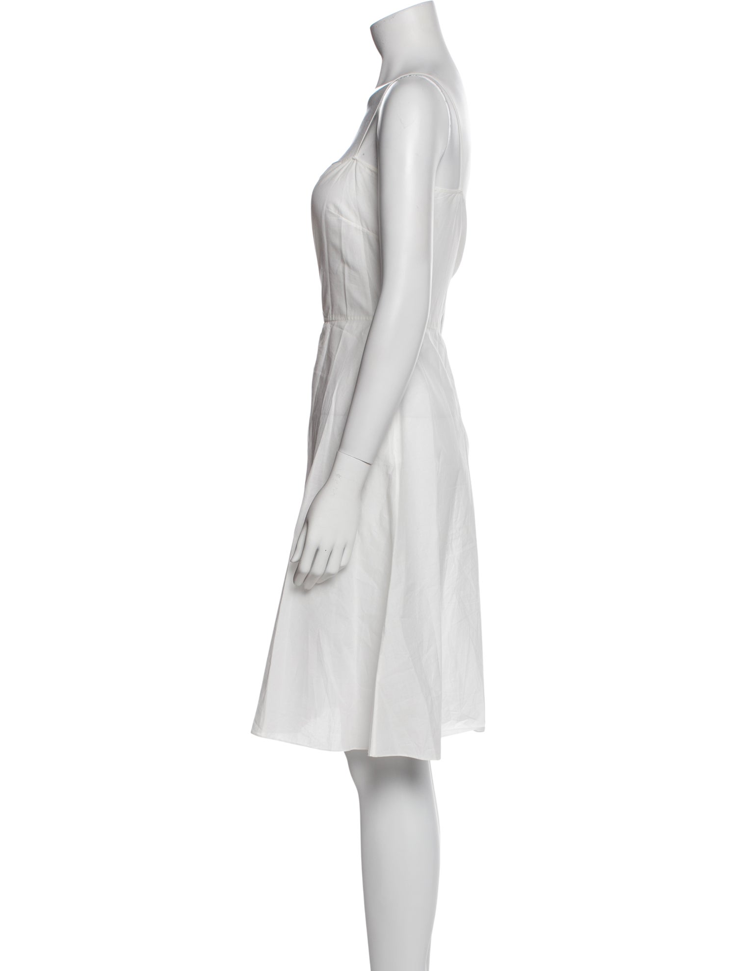 Christian Dior Square Neckline Knee-Length Dress